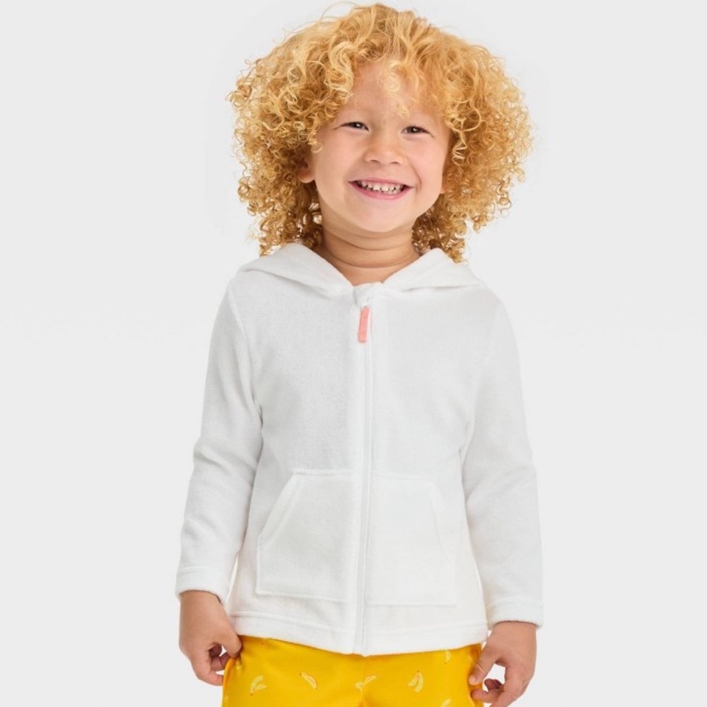 🥰🥰Cat & Jack Towel Terry Full Zip Hoodie Cover Up🥰🥰